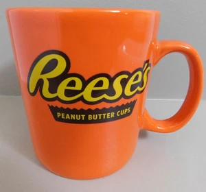 Reese's Peanut Butter Cups ORANGE 24 oz 5" x 4"  LARGE Coffee Mug Cup Galerie - Picture 1 of 12