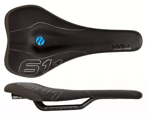 SQlab 611 Ergowave Bike Bicycle Seat Saddle 150mm Wide Black Carbon Rails - Picture 1 of 1