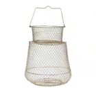 Quick Drying Iron Fish Basket Cage for Catching Shrimp and Crabs 35cm 500g