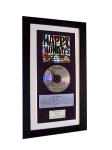 HAPPY MONDAYS Squirrel G Man CLASSIC CD GALLERY QUALITY FRAMED+FAST GLOBAL SHIP - Picture 1 of 8