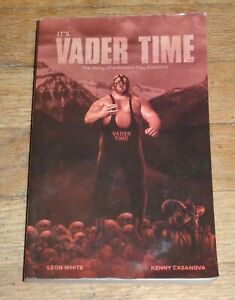 2019 Wrestling Book It's Vader Time Leon White WCW WWE AWA NJPW Autobiography 