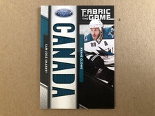2011-12 RYAN CLOWE Panini Certified FABRIC OF THE GAME RELIC #125 - 07/25 CANADA