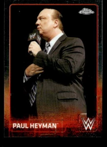 Paul Heyman 2015 Topps Chrome WWE Wrestling Card #52 - Picture 1 of 2