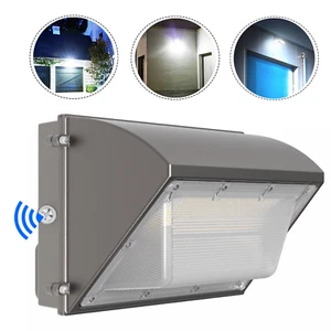 LED Wall Pack Light with photocell Dusk to Dawn WallPack led Outdoor Light 5500K - Picture 1 of 31