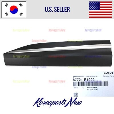 Puerta DELANTERA Moldura Inferior Izquierda CONDUCTOR TEXTURIZADO ⭐GENUINO⭐ Kia Sportage 2023-2025 Foto 1 de 3