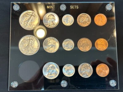 1947 P,D&S U.S. COINS GEM UNCIRCULATED SILVER MINT SET! - Image 1 of 2