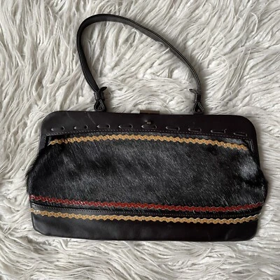 Bolso sin asas Jamin Puech de cuero marrón pelo de pony talla única 460 € Foto 1 de 4