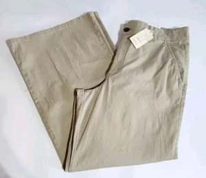 St Johns Bay Hose Damen 16 Biscotti weites Bein mittelhoher Bund Freizeit adrett NEU - Bild 1 von 10