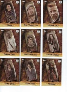 2017 Topps Walking Dead Temporada 6 Chop Chase Set Completo #CHOP 1-10 - Imagen 1 de 2