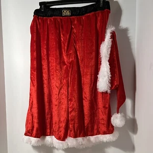 joe boxer mens christmas santa boxer shorts Size M with hat Osfm - Picture 1 of 5
