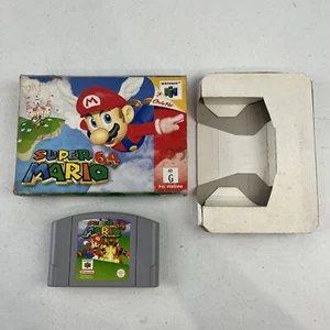 Super Mario 64 Nintendo 64 N64 Boxed PAL + Protector - Picture 1 of 12