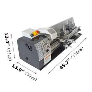 Intbuying 8"X31" Metal Bench Lathe Mini Precision Wood Lathe Turning Machine - Picture 1 of 9