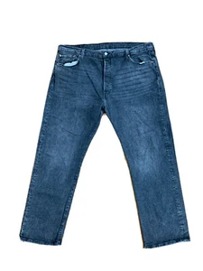 Levi's 501 XX Button Fly Men’s Black Stretch Jeans Size 44 X 32 Red Tab Denim - Picture 1 of 11