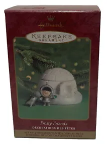 Hallmark Keepsake Christmas Ornament Frosty Friends 2000 Igloo & Eskimo Ed Seal - Picture 1 of 7