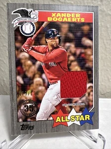 2022 Topps Series 2 - 1987 Topps Baseball All-Star Relics Black #87ASR-XB Xander - Picture 1 of 3
