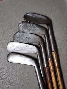 Vintage Antique Hickory Shaft Golf Club Irons Rickwood, Wright Ditson - Bild 1 von 14