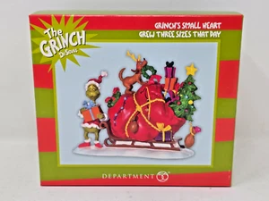 NIB Department 56 Grinch's Small Heart Grew 3 Sizes That Day - Picture 1 of 6