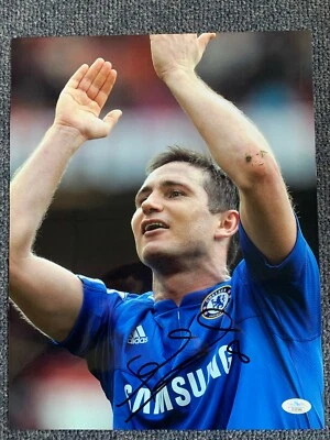 Foto firmada autografiada por Frank Lampard del Chelsea FC 11x14 certificado de autenticidad JSA #6 Foto 1 de 2