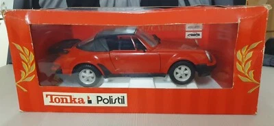 1 16 TONKA POLISTIL P ORSCHE911 CABRIOLET+ CAPOTTA  BOX .RARO.NO BURAGO  MAISTO  - Immagine 1 di 4
