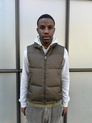 Early 2000’s Prada Sport Khaki Green Padded Gilet - Image 1 of 4