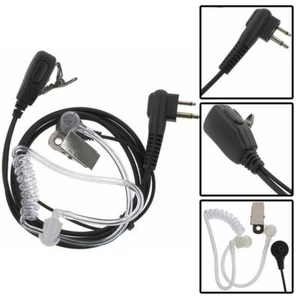 2 Pin Security Air Tube Headset Covert Earpiece Mic Talkie For H7I8 - Zdjęcie 1 z 11