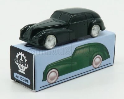 MODELLINO AUTO STATICO ALFA ROMEO 6C 1947 OFFICINA 942 VERDE scala 1/76 - Immagine 1 di 3