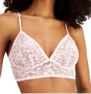 I.N.C. INTERNATIONAL CONCEPTS Women's Lace Bralette  Color Mary Rose Small New - Picture 1 of 2