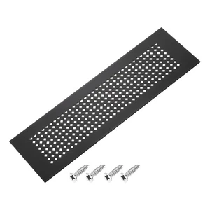 18 x 3 Zoll Tür Lüftungsgitter Abdeckung mit Schraube schwarz - Bild 1 von 7