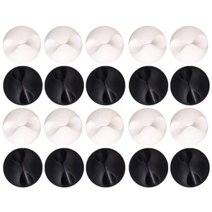 20 PCS Wire Holder Cable Sleeves Cord Management Usb Organizer for Desk - Picture 1 of 12