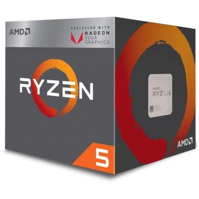 AMD Ryzen 5 3400G 4 x 3.7 GHz Quad Core CPU (Boxed) Attacco (PC): AMD AM4 65 W - Immagine 1 di 4