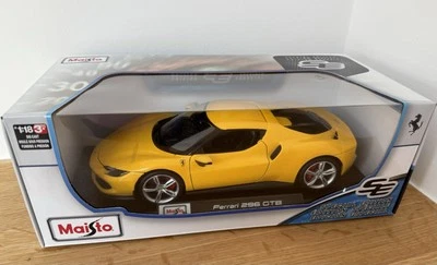 Maisto 1:18 Die-Cast Edición Especial Amarillo Ferrari 296 GTB - Nuevo Foto 1 de 4