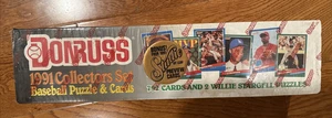 1991 DONRUSS BASEBALL CARD COMPLETE SET Brand New Factory Cellophane SEALED - Picture 1 of 4