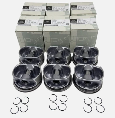 6X Pistons Rings Set 2720309717 For Mercedes-Benz GLK350 GL450 C350 E350 ML350 Foto 1 de 4
