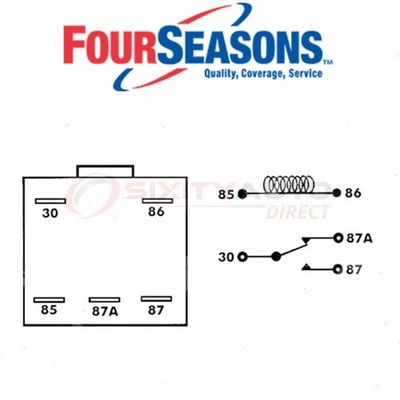 Four Seasons Engine Cooling Fan Motor Relay for 1993-1996 Buick Century 2.2L ds Foto 1 de 4