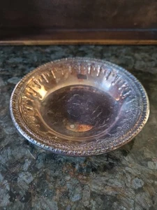 Vintage Reed & Barton Silver Plate Bowl Candy/Bon Bon #1202 5 Inches As Is - Picture 1 of 6