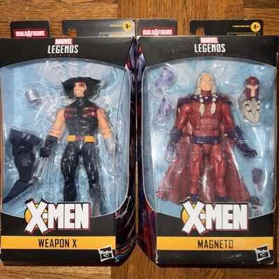Marvel Legends Series X-Men Weapon X Magneto Age of Apocalypse Sugar Man Leg LOT - Image 1 of 4