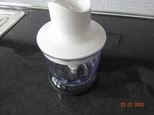 Braun electric hand blender bowl, blade and lid - Picture 1 of 12