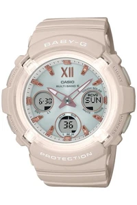 Reloj Casio Baby G Radio Solar BGA-2800-4A2JF Damas Rosa Beige - Imagen 1 de 4