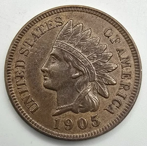1905 Indian Head Cent DDR 003 Snow 14 Rare Reverse Doubled Die Error S-14 IHC - Picture 1 of 8
