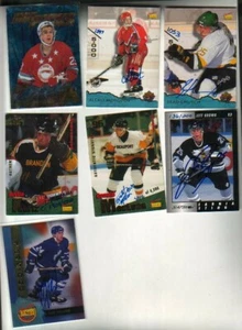 (7) Minor League or Pre-Rookie Numbered Autographed Hockey Cards - Picture 1 of 1