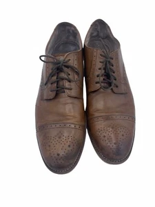 Oxford Johnston & Murphy taglia 10 M in pelle marrone 59-1993 - Foto 1 di 7