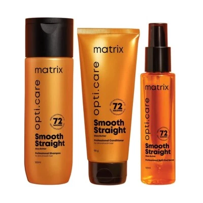Matrix Opti Care Professional Straight Spa Shampoo Conditioner Serum Combo Pack - Image 1 of 4