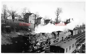 25B173 RP 1933/50er BOSTON & ALBANY RAILROAD 2-8-4 LOK #1400 S. BROOKFIELD - Bild 1 von 2