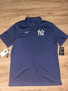 NIKE MENS MLB NEW YORK YANKEES COOPERSTOWN COLLECTION DRI FIT POLO MEDIUM NWT - Picture 1 of 6