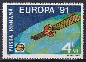 Rumania 1991 Yvert #3932 Astrofilatelia Europa CEPT montada sin montar o nunca montada en muy buen estado - Imagen 1 de 1