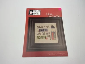 Heart In Hand Bless Our Home Counted Cross Stitch Pattern 8P - Picture 1 of 3