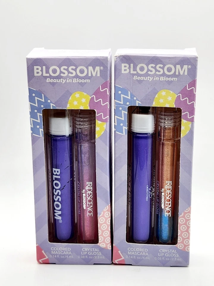 Blossom Beauty In Bloom Colored Mascara and Crystal Lip Gloss Set