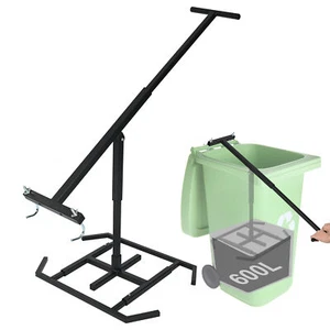Manual Trash Can Compactor Waste Garbage Compaction Tool 120-660L Wheelie Bin - Picture 1 of 9