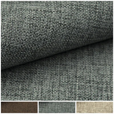 novely® LEHR leicht grob gewebter Polsterstoff melierter Möbelstoff Meterware