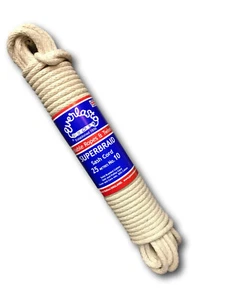 QUALITY 'EVERLASTO' UK MADE SUPERBRAID NATURAL COTTON SASH CORD - No.10 (8.5MM) - Picture 1 of 1